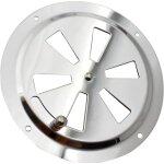 Grille de ventilation rond, ouverture d'aération réglable Évent d'aération en acier inox entrée et évacuation ... Grille de ventilation rond, ouverture d'aération réglable Évent d'aération en acier inox entrée et évacuation ...