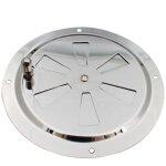 Grille de ventilation rond, ouverture d'a�ration r�glable �vent d'a�ration en acier inox entr�e et �vacuation ...