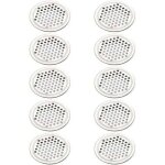 Grille de ventilation ronde en acier inoxydable, grille de ventilation ronde pour armoire, placard, �vacuation ...