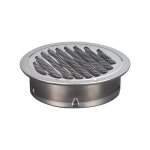 Grille de ventilation ronde en acier inoxydable grille de ventilation en mtal de 100 mm grille