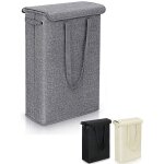 Gris) 45 litre slimline panier à linge pliable avec couvercle - panier à linge de très grande capacité ... Gris) 45 litre slimline panier à linge pliable avec couvercle - panier à linge de très grande capacité ...