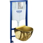 Grohe bâti - support skate air + lavita wc sofi slim golden eye suspendu sans bord + panneau de commande ... Grohe bâti - support skate air + lavita wc sofi slim golden eye suspendu sans bord + panneau de commande ...