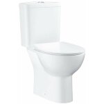 Grohe - bau ceramic - wc combi avec r�servoir et abattant softclose, rimless, dualflush, blanc alpin ...