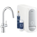 Blue home - mitigeur d'�vier connected, avec unit� r�frig�rante et filtration, chrome 31541000 - grohe ...