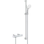 Grohtherm 800 cosmopolitan mitigeur douche comfort - 90cm - chrome - grohe Grohtherm 800 cosmopolitan mitigeur douche comfort - 90cm - chrome - grohe