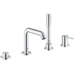 Essence faade pour combin monocommande 4 trous montage avec ou sans chssis - chrome (19578001) - grohe ...