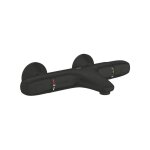 Grohe grohtherm 1000 mitigeur baignoire - 2 trous - thermostatique - noir mat