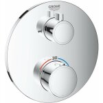 Grohe - grohtherm - mitigeur thermostatique de baignoire encastré pour 2 sorties, chrome 24077000 Grohe - grohtherm - mitigeur thermostatique de baignoire encastré pour 2 sorties, chrome 24077000