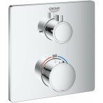 Grohe - grohtherm - mitigeur thermostatique de baignoire encastr pour 2 sorties, chrome 24080000