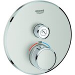 Grohe - grohtherm smartcontrol - mitigeur thermostatique encastré de douche avec 1 sortie, supersteel ... Grohe - grohtherm smartcontrol - mitigeur thermostatique encastré de douche avec 1 sortie, supersteel ...