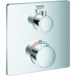 Grohe - grohtherm - mitigeur thermostatique de douche encastré, chrome 24078000 Grohe - grohtherm - mitigeur thermostatique de douche encastré, chrome 24078000