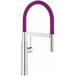 Grohe - mitigeur d'vier essence avec douchette extractible violet