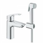 Grohe - mitigeur monocommande avec douchette eurosmart taille s chrom - 23124003