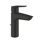Grohe - mitigeur monocommande lavabo start - 234552432 - noir mat - taille m - bec moyen - economie d'eau ...