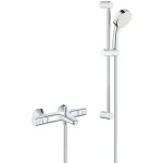 New tempesta cosmopolitan 100 ensemble de douche 2 jets + mitigeur thermostatique bain / douche 1 / 2', ...
