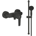 Pack mitigeur douche mécanique grohe start noir + ensemble de douche grohe vitalio start avec barre, ... Pack mitigeur douche mécanique grohe start noir + ensemble de douche grohe vitalio start avec barre, ...