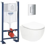 Pack wc bti - support autoportant rapid sl + wc sat tornado sans bride + abattant softclose + plaque ...