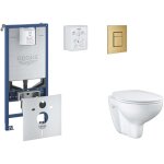 Grohe rapid slx - set b�ti - support, cuvette, abattant softclose, plaque de d�clenchement skate cosmopolitan, ...