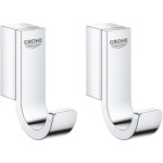 Grohe s�lection lot de 2 pat�res murales fixations invisibles, chrome (41039000 - duo)