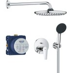 Start edge - set de douche encastr�, diam�tre 25 cm, 2 jets, chrome 25293000 - grohe