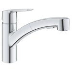 Start mitigeur cuisine 1 / 2'  bec bas avec double douchette, chrome (g30381001) - grohe