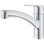 Start mitigeur monocommande pour vier, avec douchette extractible 2 jets, chrome(30531001) - grohe