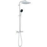 Grohe vitalio comfort 250 colonne de douche avec mitigeur thermostatique + douche de tête + douchette ... Grohe vitalio comfort 250 colonne de douche avec mitigeur thermostatique + douche de tête + douchette ...