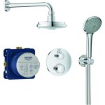 Grohe - syst�me de douche encastr� grohtherm avec rainshower