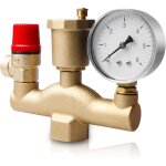 Groupe de s�curit� pour chaudi�re: 1 pi�ce valve de s�curit� en laiton �cologique, d�charge de pression ...