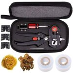 Grow lights for indoor plants 80 leds 4 arm full spectrum led grow light with timer, 6500k / 3000k / ...