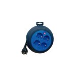 Enrouleur de cble d'extension 4 fiches (3x1, 5mm) 3m