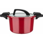 Gsw - autocuiseur basse pression 24 cm - 6 l - aluminium forgé - induction - rouge Gsw - autocuiseur basse pression 24 cm - 6 l - aluminium forgé - induction - rouge