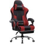 Chaise gaming ergonomique de massage, avec repose - pieds et accoudoirs synchronisés fauteuil gamer pivotant, ... Chaise gaming ergonomique de massage, avec repose - pieds et accoudoirs synchronisés fauteuil gamer pivotant, ...
