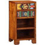 Guridon tlphone marron 40 x 35 x 75 cm bois d'acacia massif vidaxl