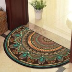 Guest ruyunlai paillasson tapis d'entre demi lune intrieur dexterieur pour terrasse rond exterieur ...