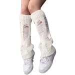 Gu�tres pour femmes style ann�es 80, en maille c�tel�e, id�ales pour la danse, le yoga, le sport, le ...