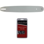 Gt market - guide 40 cm (16 pouces) + chane 68 maillons - compatible trononneuses stihl ms 231 et 251 ...