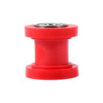 Guide de cha�ne 10 mm, curseur, tendeur, roue, pour mini - moto, moto, vtt, rouge
