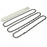 Guide de cha�ne de 16 pouces et 3 cha�nes de tron�onneuse, pas de 56, pour stihl ms170 ms180 ms192 ms200 ...