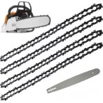 Guide - cha�ne & 4 cha�nes de tron�onneuses 52 maillons / entraineurs, pas de 3 / 8', jauge 0, 05' (14' ...