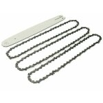 Guide cha�ne tron�onneuse 16 pouces avec 3 cha�nes pas 56 compatible ms170 ms180 ms192 ms200 ms210 ms211 ...