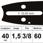 Guide oleo mac / olympic - ozaki coupe 40 cm