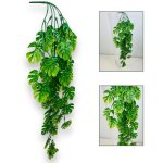 Guirlande de feuilles de monstera, pendentif monstera 73 cm, vert