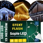 Guirlande lumineuse d'extrieur de nol  500 led avec effet clignotant. guirlande lumineuse d'extrieur ...