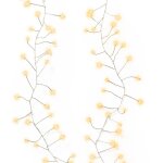 Guirlande lumineuse led 100 pices 120 cm argent chaud