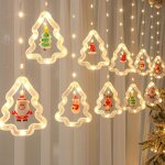 Guirlandes lumineuses de nol, 10 guirlandes lumineuses pour sapin, 120 led, dcoration d'intrieur, ...