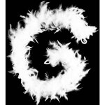 Boa plumes 1, 8m 45 gr blanc - atmosphera crateur d'intrieur