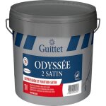 Guittet odyss�e 2 satin - peinture 2 en 1 lessivable, anti - moisissures, classe 1, a + couleur: blanc ...