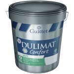 Guittet ? peinture acrylique mate 15l ? finition sans odeur pour murs et plafonds ? rendement 8m� / l ...