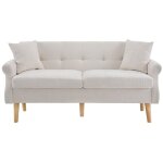 Gutent - canapé double en tissu chenille avec coussins épais, pour le salon, la chambre à coucher, l'apparteme ... Gutent - canapé double en tissu chenille avec coussins épais, pour le salon, la chambre à coucher, l'apparteme ...